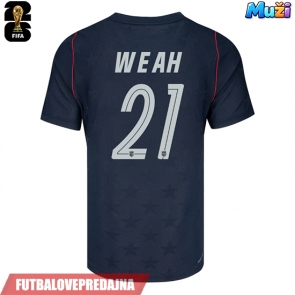 Lacne Muži Futbalové dres Spojené štáty Timothy Weah #21 MS 2026 Krátky Rukáv - Preč